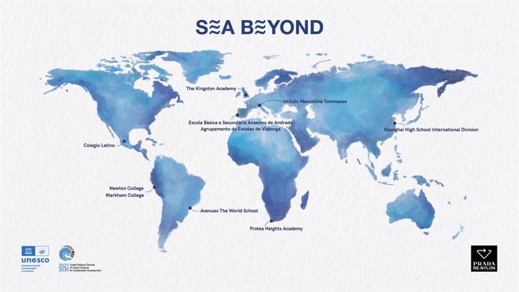 Sea Beyond, 10 scuole internazionali aderiscono al progetto Prada-Unesco