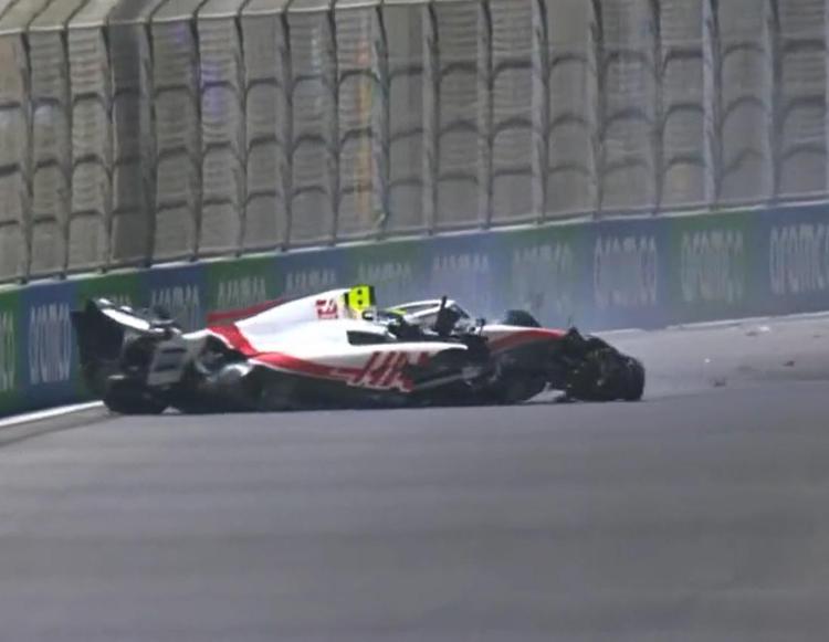 Paura per Mick Schumacher, grave incidente in qualifiche Gp Arabia
