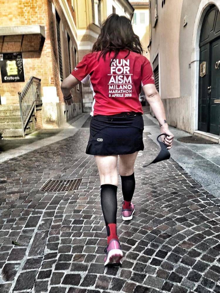 'La sclerosi multipla non mi ferma', Merilù e Aism alla Milano Marathon