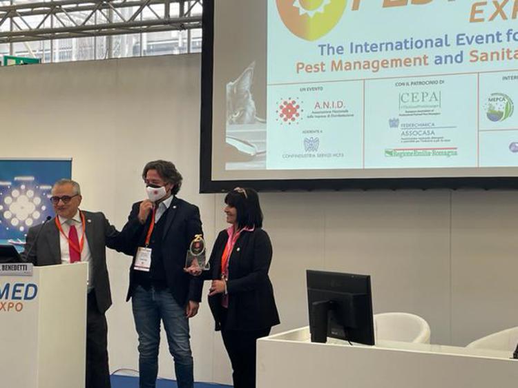 Brutia Disinfestazioni: “Premiata alla fiera del PestMed di Bologna edizione 2022 come socio fondatore Anid”