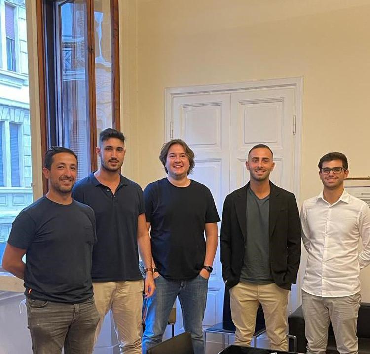 Il team della startup Cristail