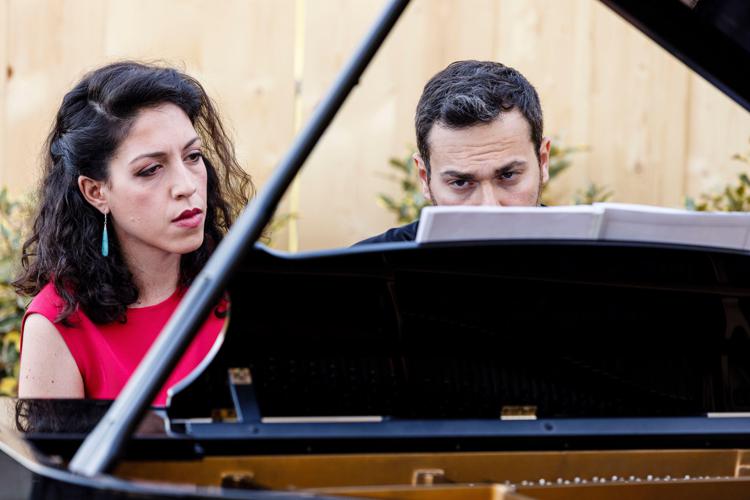 Nella foto la pianista Beatrice Rana e il direttore artistico Massimo Spada