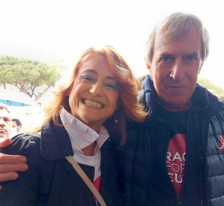 Giovanna Gattuso e il professore Riccardo Masetti