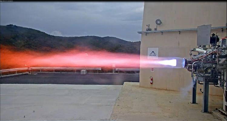 Test Avio del motore M10 per il Vega E (Foto Avio)