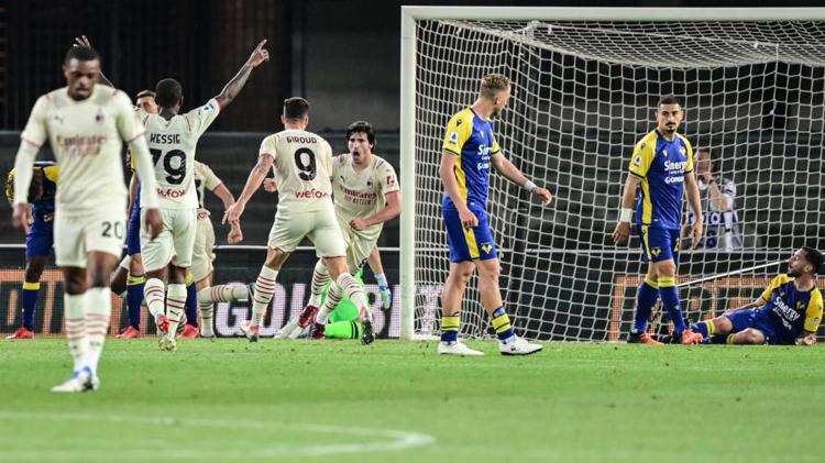 Verona-Milan 1-3, rossoneri tornano primi in classifica