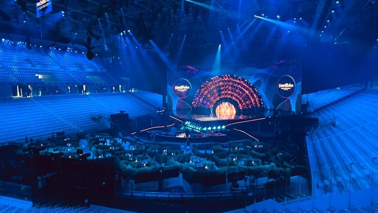 Eurovision Song Contest, svelata al Tg1 la scenografia