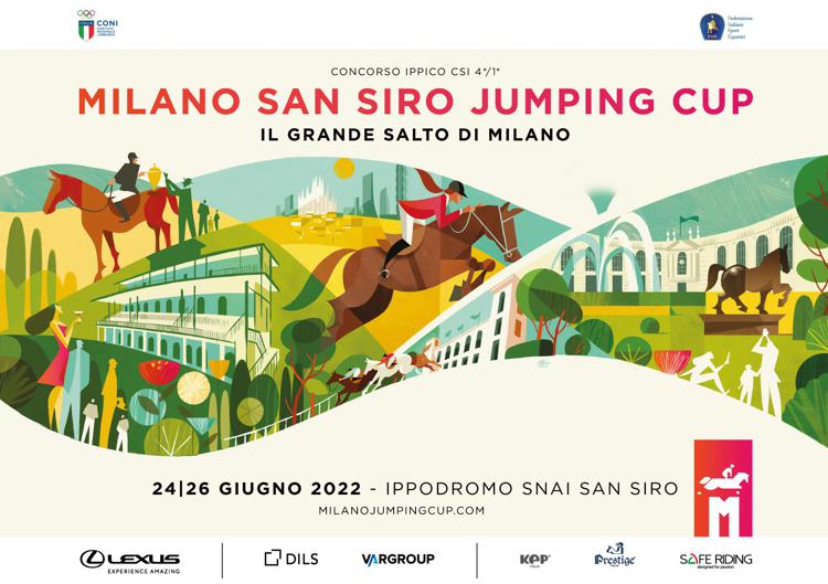 Milano San Siro Jumping Cup 2022: al via da maggio la campagna di comunicazione firmata da Riccardo Guasco