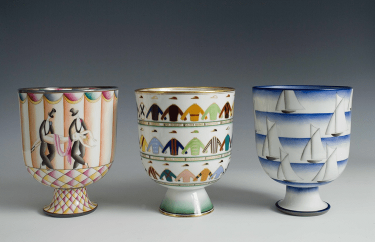 Oggetti in porcellana e ceramica al Museo Ginori di Sesto Fiorentino