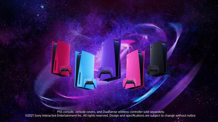 Le cover colorate per PS5 arrivano a giugno