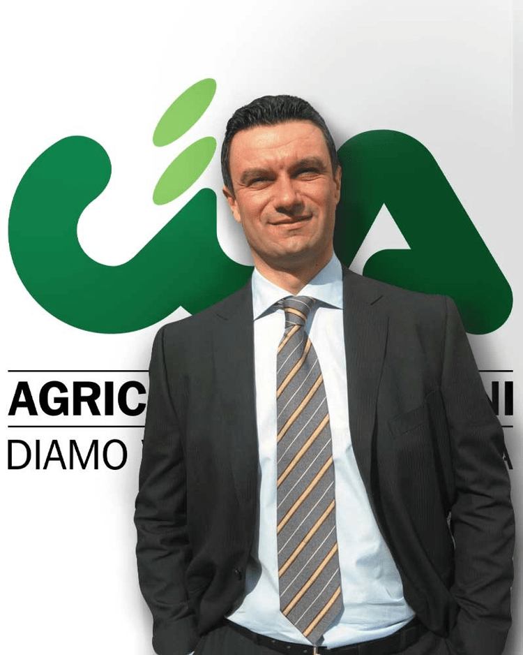 - il neo presidente Cia-Agricoltori Cristiano Fini (foto Us)