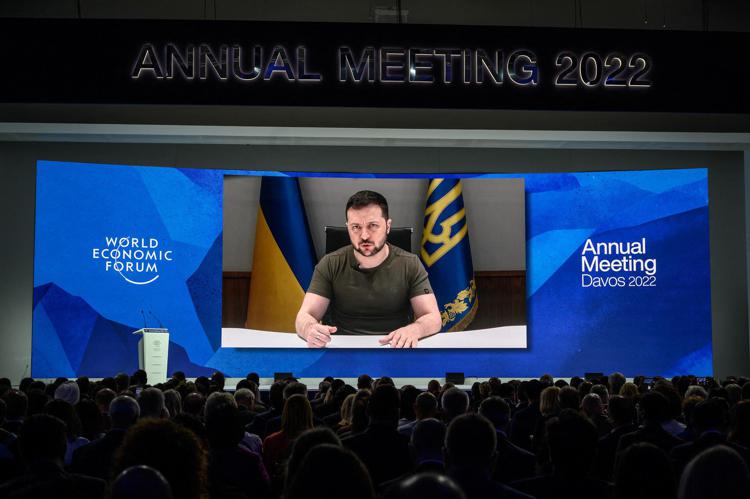 Ucraina, Zelensky a Davos: 