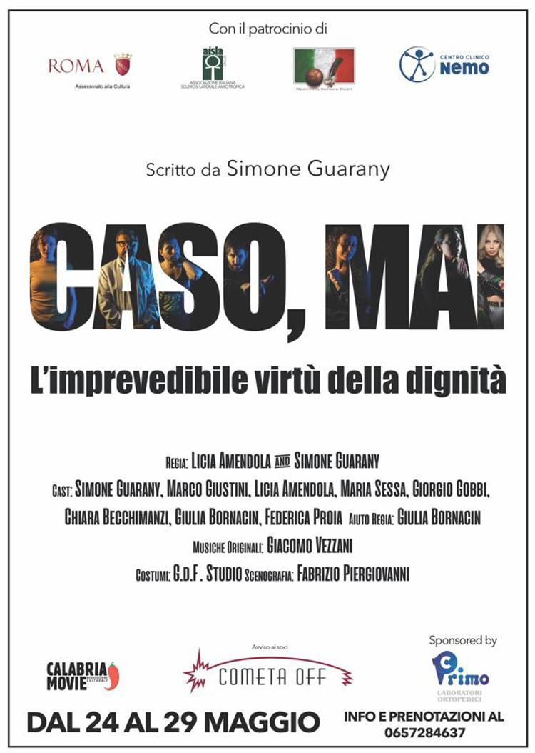 Teatro, 'Caso mai, l'imprevedibile virtù della dignità' alla CometaOff di Roma