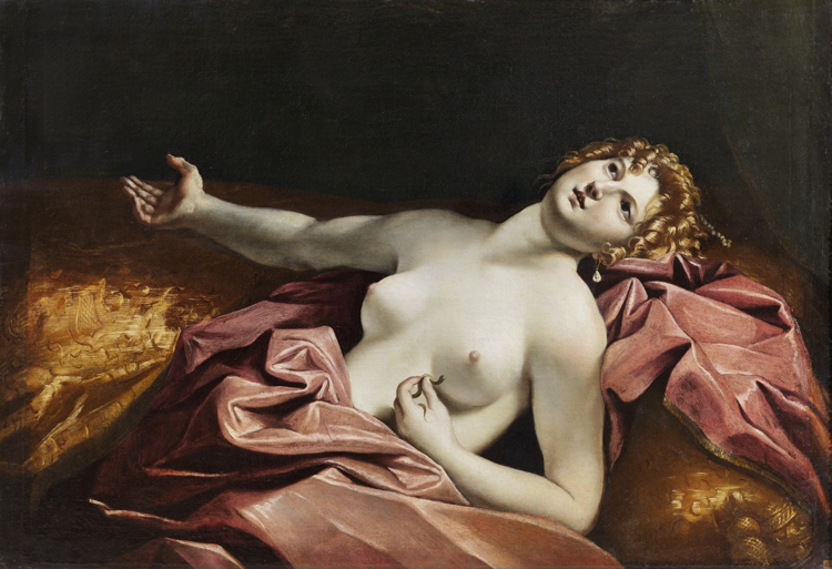 'La morte di Cleopatra' di Giovanni Lanfranco