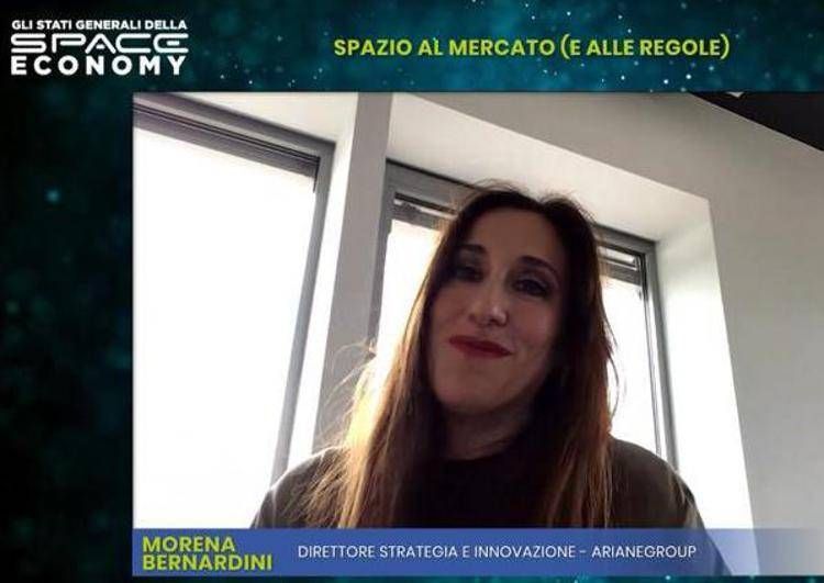 l'ingegnere Morena Bernardini, direttore Strategia e Innovazione ArianeGroup (Foto Ufficio Stampa ArianeGroup)