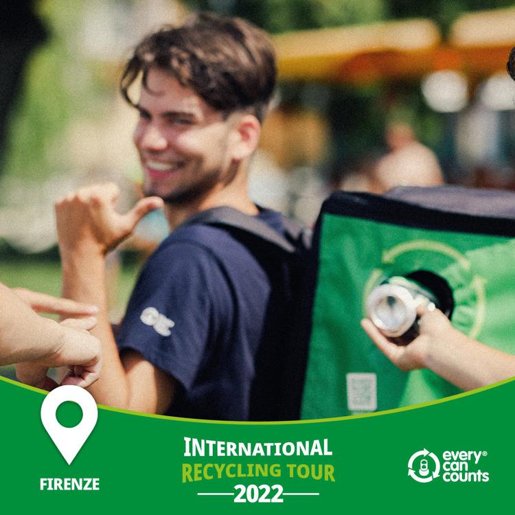 Fa tappa a Firenze l'International Recycling Tour 2022
