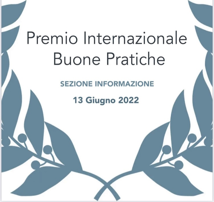 Logo del 'Premio Internazionale Buone Pratiche' assegnato dall'ufficio italiano Parlamento Europeo
