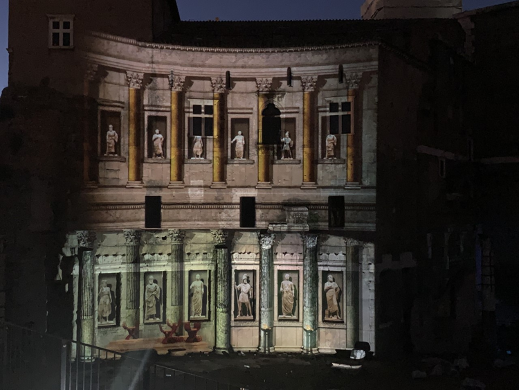 Immagine virtuale del Foro Romano per i 