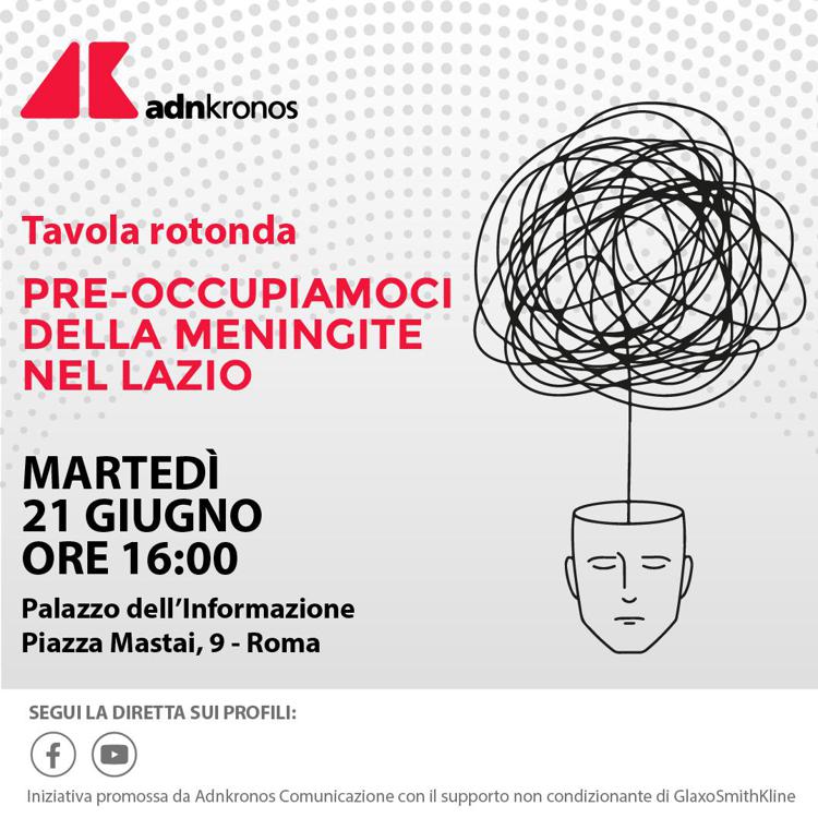 “Pre-Occupiamoci della meningite nel Lazio”, in streaming su Adnkronos - SEGUI LA DIRETTA