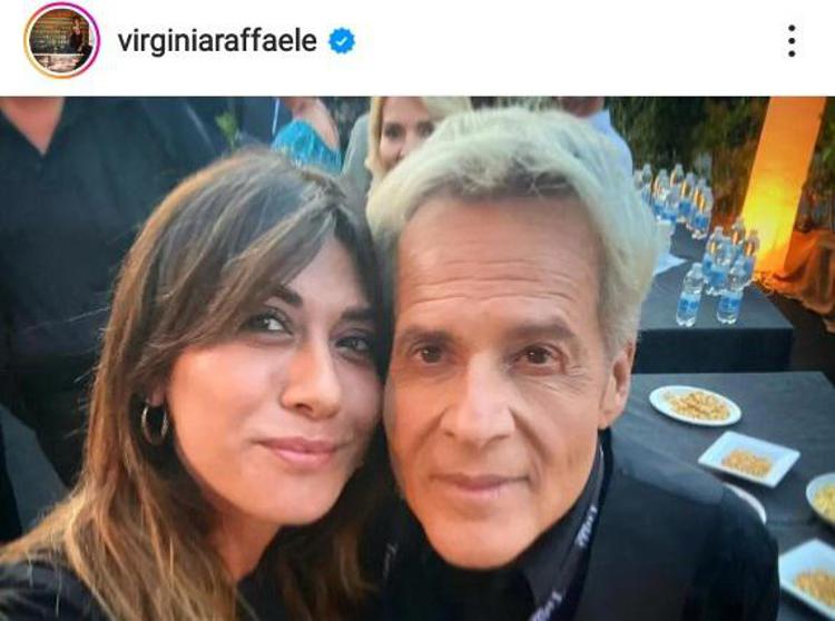 Virginia Raffaele e Claudio Baglioni (Virginia Raffaele /Instagram)