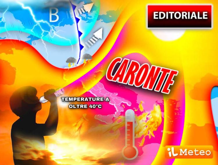 Italia nella morsa di Caronte, previste temperature oltre 40°C