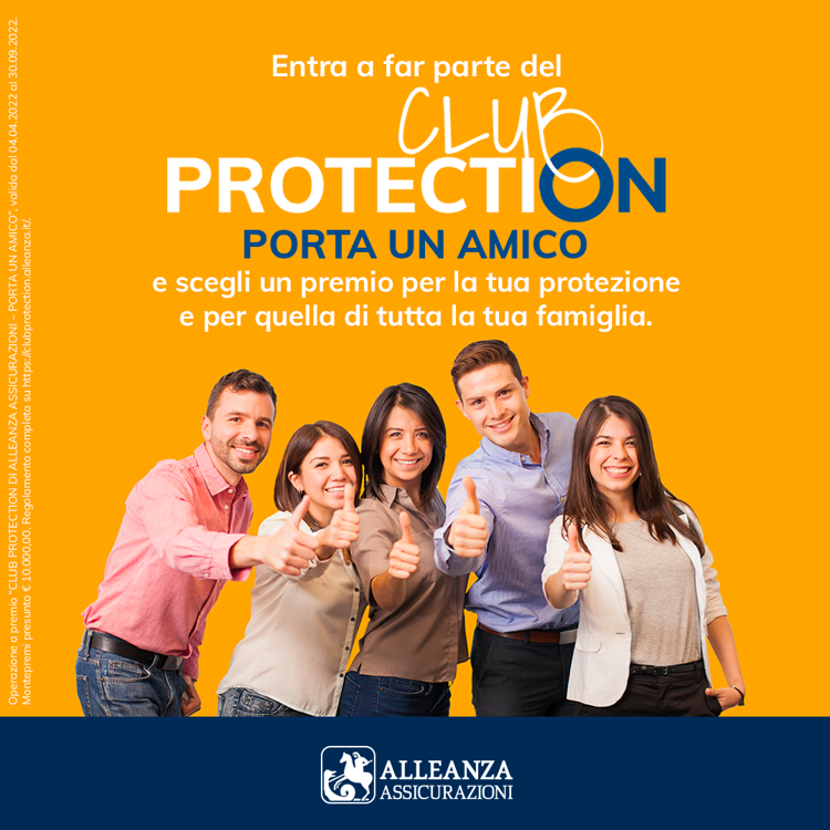Alleanza Assicurazioni, Club protection per clienti che presentano 2 familiari o amici