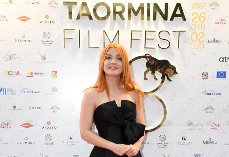 Noemi, in giuria e sul palco del Teatro Antico, per il 'Taormina Film Festival' - (Fotogramma)