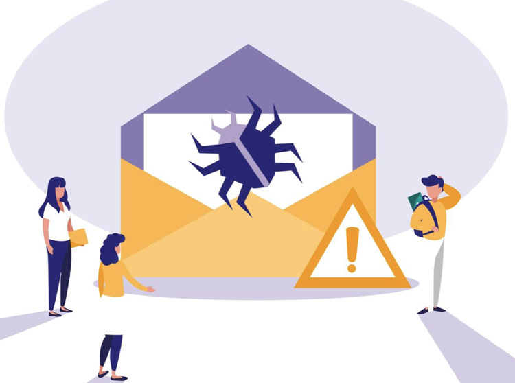 Minacce virus via mail, nel 2021 un aumento del 101%