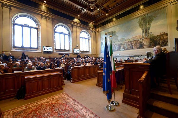 L’aula Parlamentino del CNEL  - IPA/Fotogramma