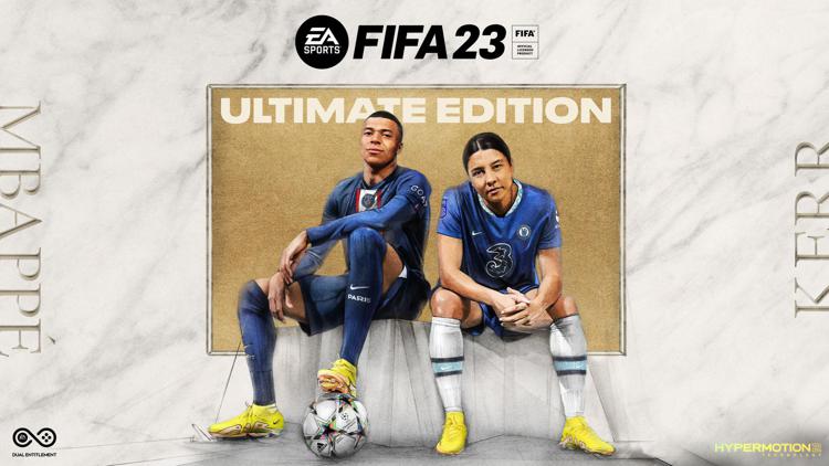 Kylian Mbappé e Sam Kerr sulla copertina di FIFA 23