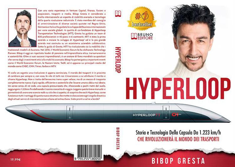 Bibop Gresta: il primo libro al mondo su Hyperloop, la capsula da 1.223 km/h nata da un’idea di Elon Musk