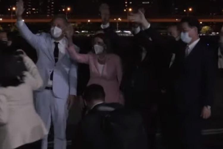 Nancy Pelosi arrivata a Taiwan: 