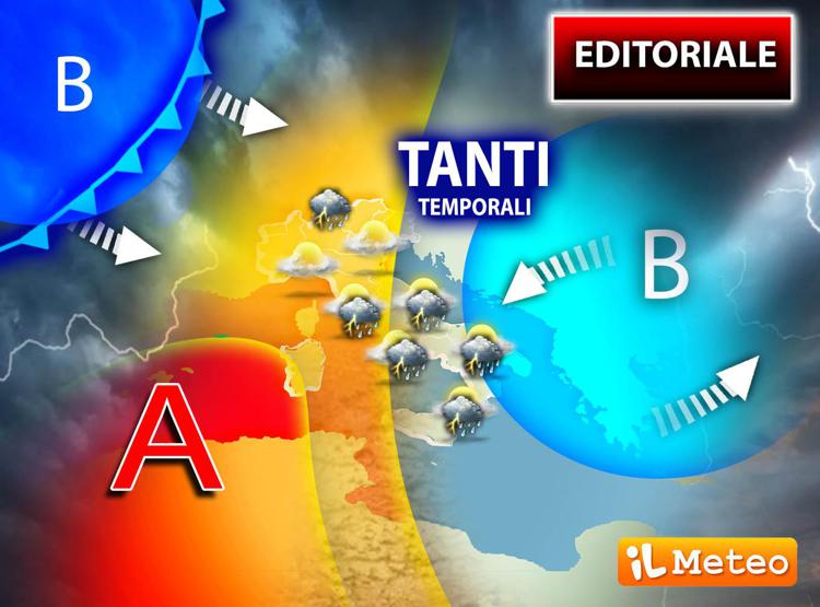Temporali fino a Ferragosto su almeno mezza Italia: previsioni meteo