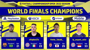 eFootball Championship Open, among the winners of the tournament also an Italian