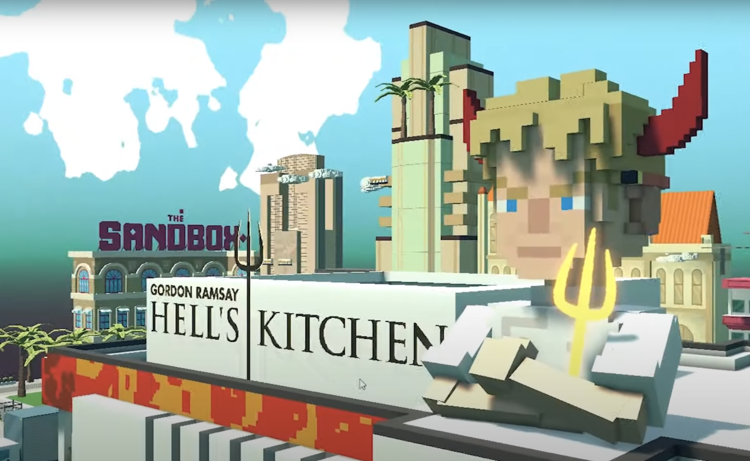 Gordon Ramsay entra nel metaverso con la cucina di Hell's Kitchen in The Sandbox