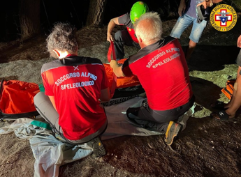 Palermo: Injured Runner saved by the Alpine Rescue