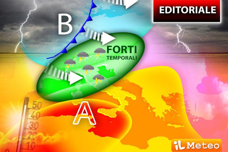 Italia fra nubifragi e caldo africano: le previsioni meteo