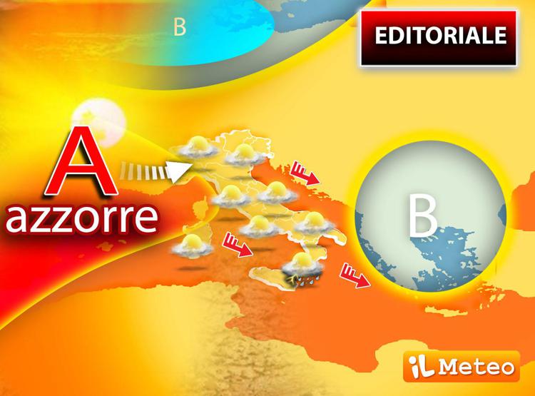 Caldo, torna l'anticiclone delle Azzorre: il meteo del weekend