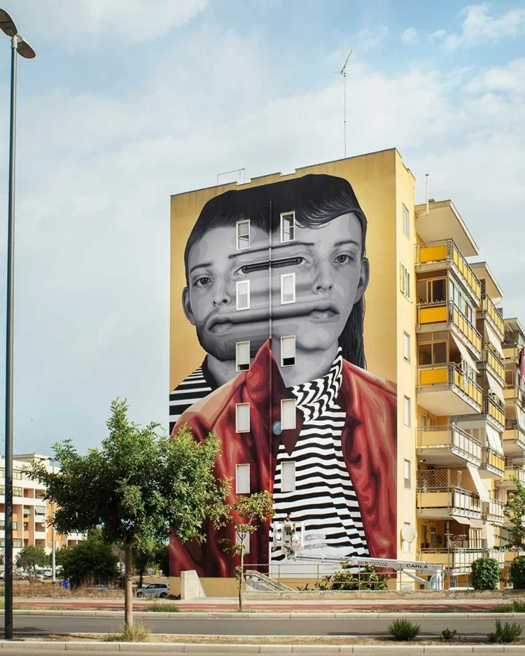 Palermo, allo Sperone nuova opera murale delle argentine Medianeras