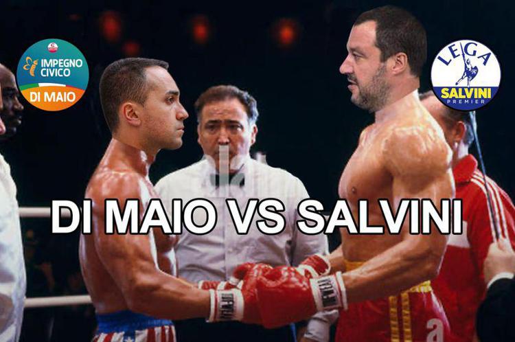 Elezioni 2022, Di Maio come Rocky Balboa: sfida Salvini-Ivan Drago