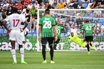 Sassuolo-Milan 0-0, Maignan para rigore a Berardi