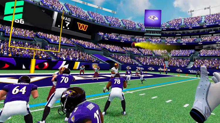Su Meta Quest il football americano virtuale NFL Pro Era