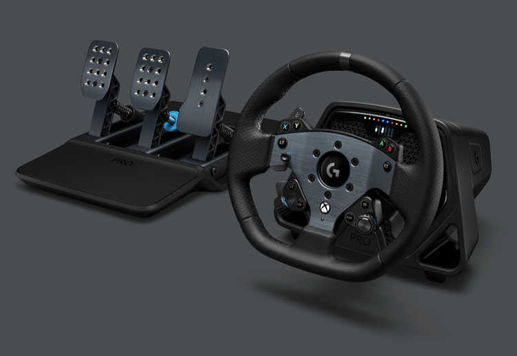 Logitech presenta un nuovo setup da guida per videogiochi di corse