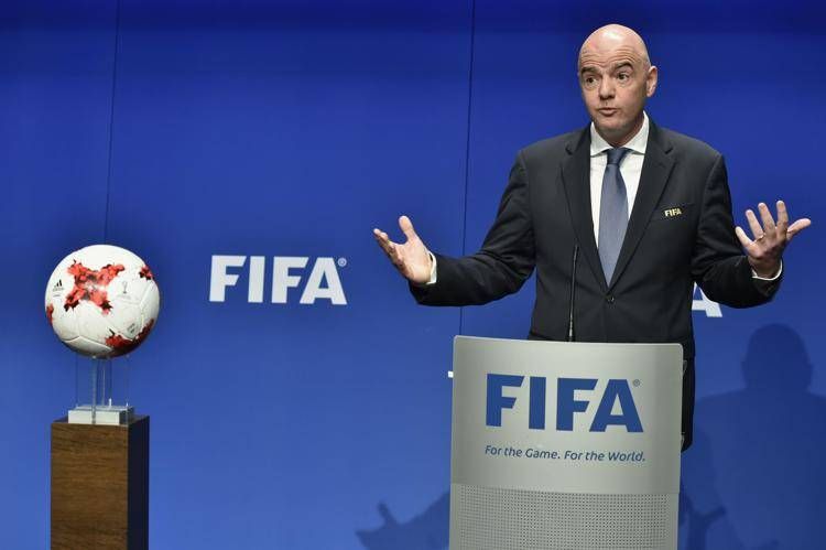 Presidente della Fifa Gianni Infantino  - Afp