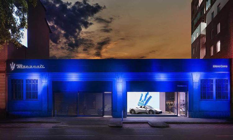 Maserati presenta a Milano il suo nuovo concept store