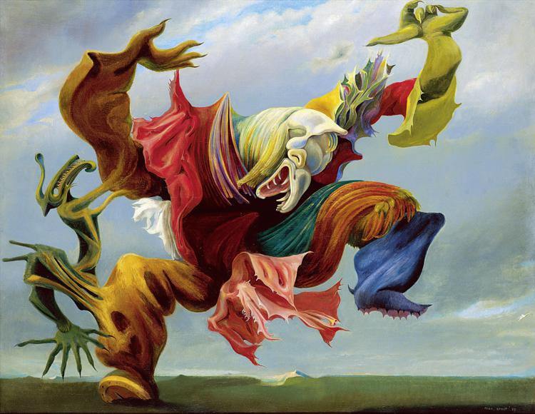 'L'angelo del focolare', Max Ernst