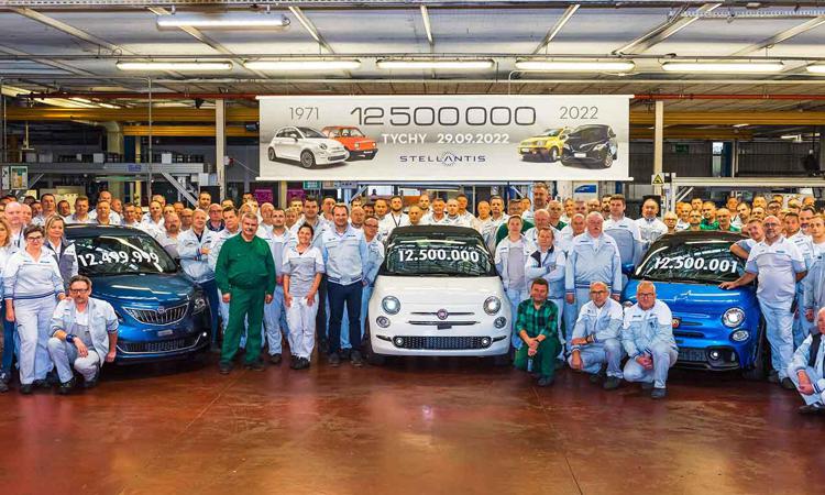 Stellantis festeggia i 12.500.000 di veicoli prodotti nello stabilimento di Tychy