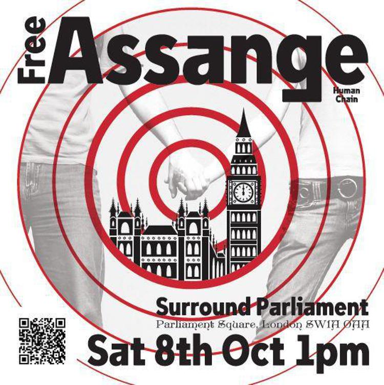 La manifestazione per la libertà di Julian Assange si svolgerà sabato 8 ottobre a Londra, dove il giornalista è detenuto.