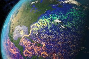 pianeta terra le correnti oceaniche come non le avete mai viste prima catturate dai satelliti in orbita attorno al pianeta