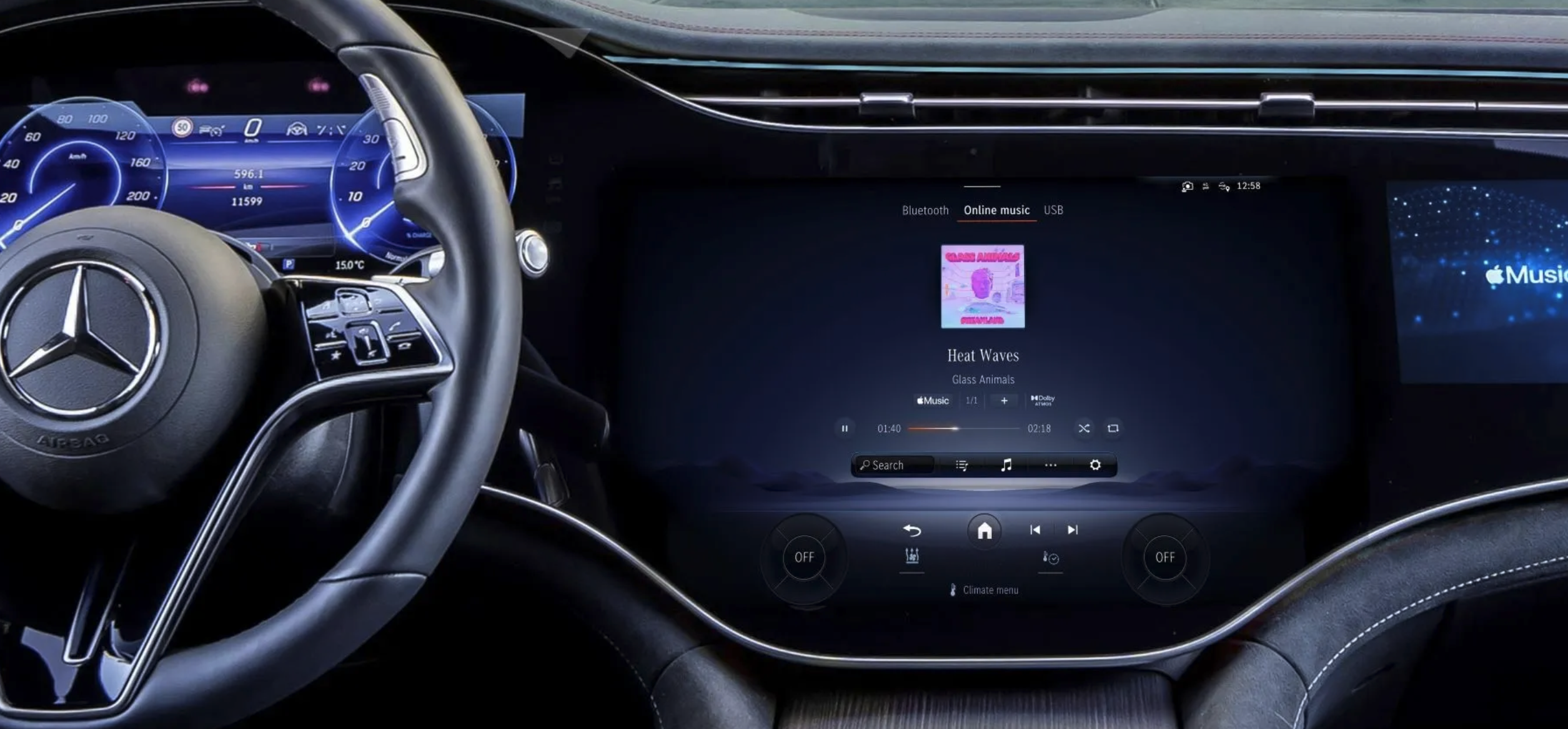 Three-dimensional Apple audio will arrive on Mercedes-Benz