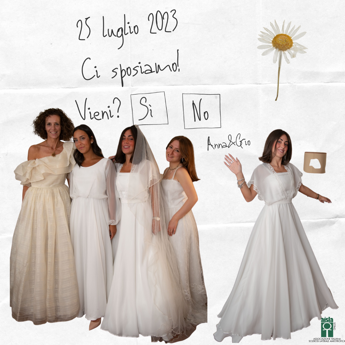 Un abito da sposa per sostenere le attività di Aisla